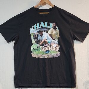 DJ Khaled Let's Go Golfing Black Graphic‎ Tee Mens Size XXL Hip Hop Pop Culture